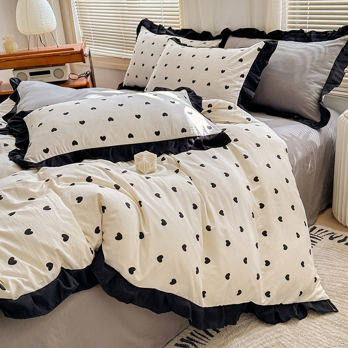 91家纺网 家纺一手货源 找家纺 （总）佳一家纺 2025新款亲肤水洗棉四件套系列