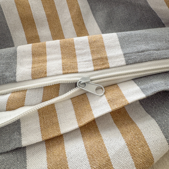 91家纺网 家纺一手货源 找家纺 金泰莱 2025新款色织老粗布四件套全棉四件套纯棉四件套 迟暮