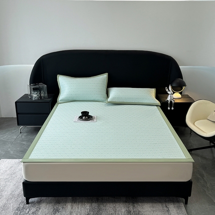 典曼家纺 2025春夏新款PE凉感提花床席床笠凉席席子 欧迪亚 床席