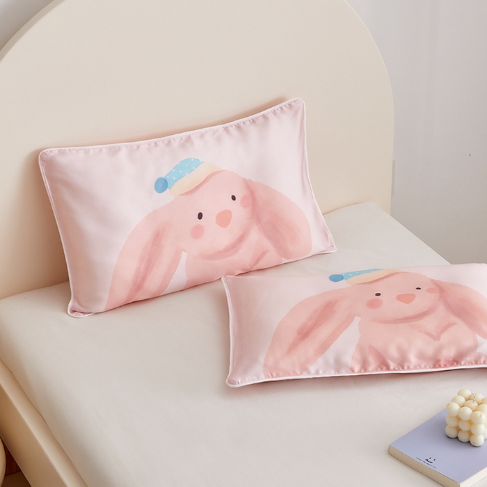 91家纺网 家纺一手货源 找家纺 （总）荷马之梦  2025新款系列——A类60s原创手绘卡通儿童枕套