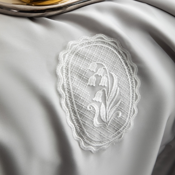 91家纺网 家纺一手货源 找家纺 桂雅居2025新款80支进口莱赛尔双丝夏被-达芙妮 雅灰