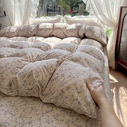 91家纺网 家纺一手货源 找家纺 （总）韩秀家纺 单被套被单超柔糯糯水洗棉被套针织双层纱被套