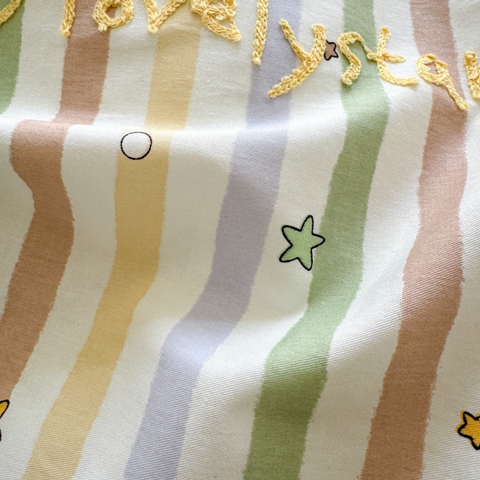 91家纺网 家纺一手货源 找家纺 （总）如意朵 2025新款13372全棉毛巾绣小清新四件套（专版花型）