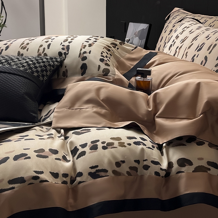 91家纺网 家纺一手货源 找家纺 （总）2025新款高端轻奢新品A类100支天丝棉夹棉床盖床笠四件套全棉纯棉床单加厚高端数码印花长绒棉床上用品