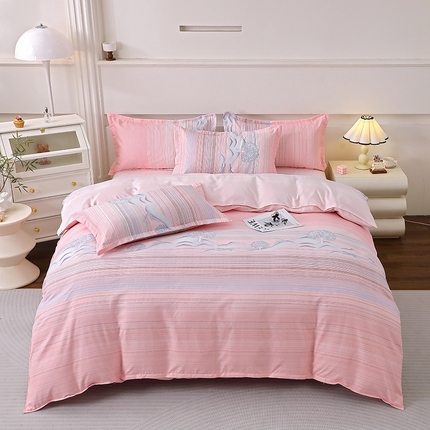 91家纺网 家纺一手货源 找家纺 （总）北部居 2025新款加厚印花四件套