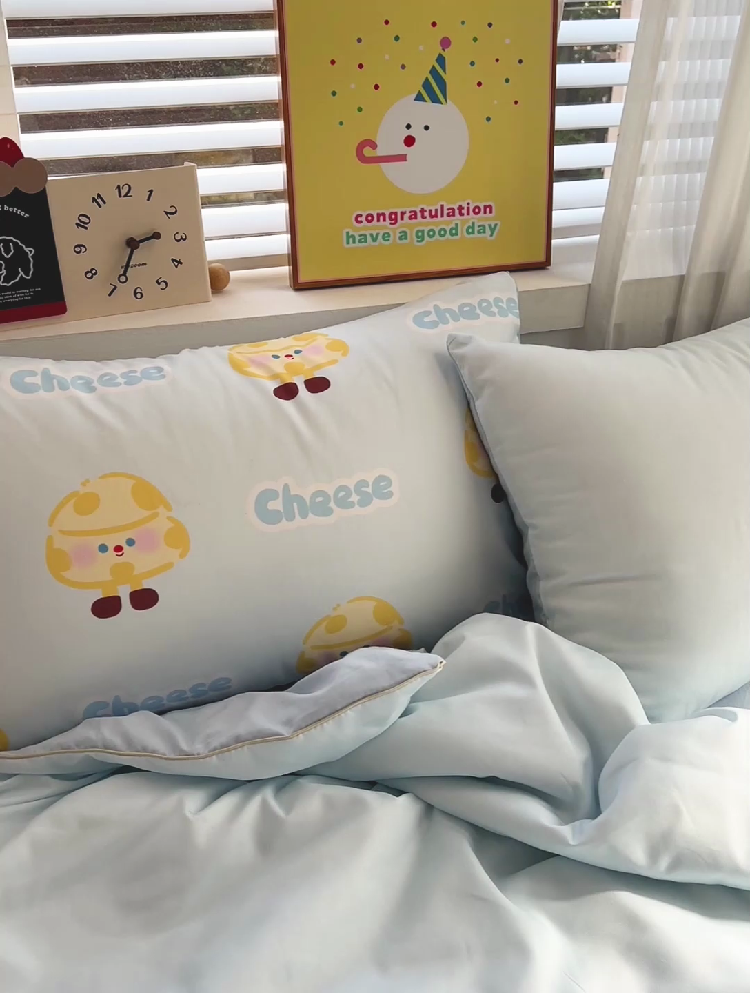 91家纺网 家纺一手货源 找家纺 海岛哥哥 2025新款水洗棉大版卡通夏被 小小甜甜圈