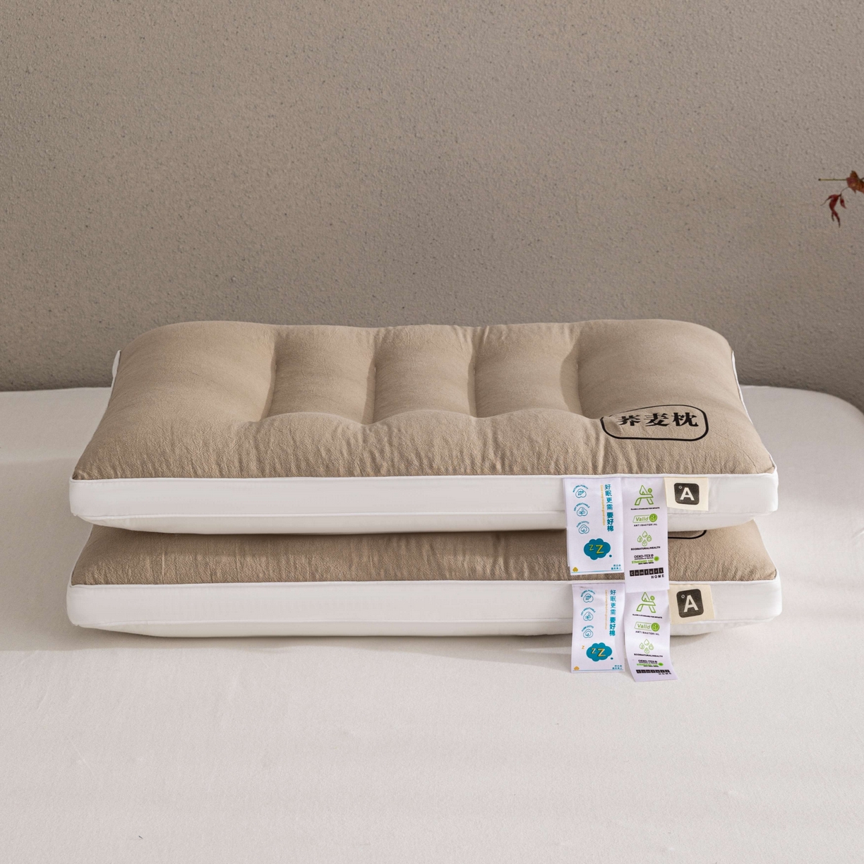 91家纺网 家纺一手货源 找家纺 （总）爱尚家枕芯 2025新款荞麦分区护颈枕枕头枕芯