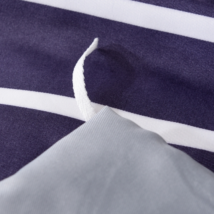 91家纺网 家纺一手货源 找家纺 百花王2025新款斜纹天丝莫代尔四件套 兰条纹