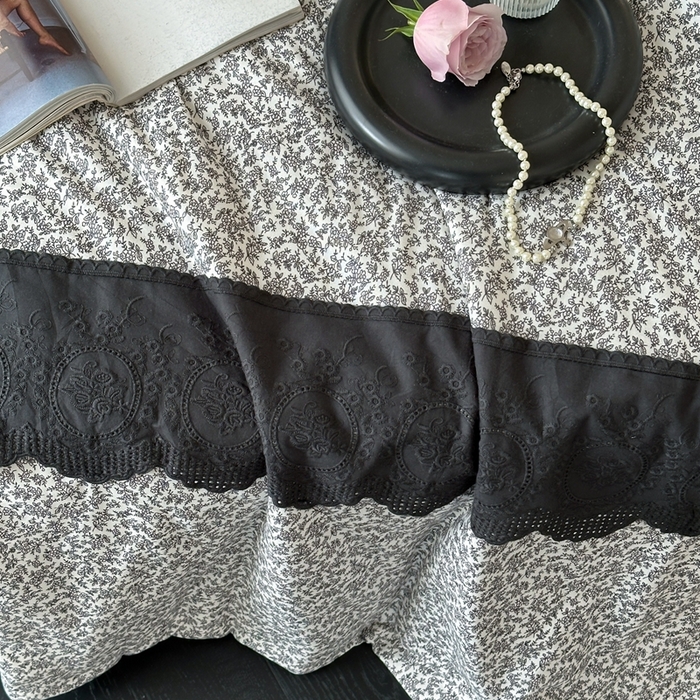 91家纺网 家纺一手货源 找家纺 觅糖  2025新款春夏款法式蕾丝针织大豆夏被 初见