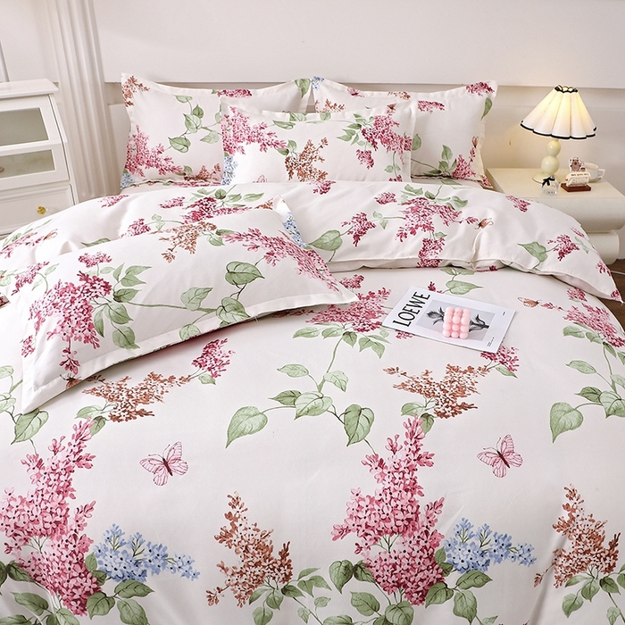 91家纺网 家纺一手货源 找家纺 北部居 2025新款加厚化纤四件套