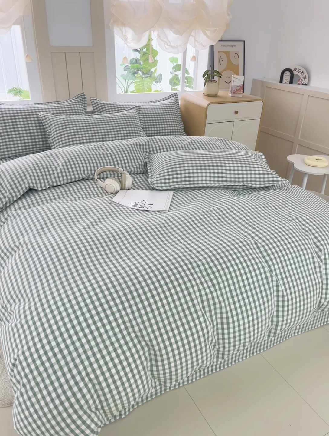 91家纺网 家纺一手货源 找家纺 金泰莱 2025新款色织老粗布四件套全棉四件套纯棉四件套 如夏