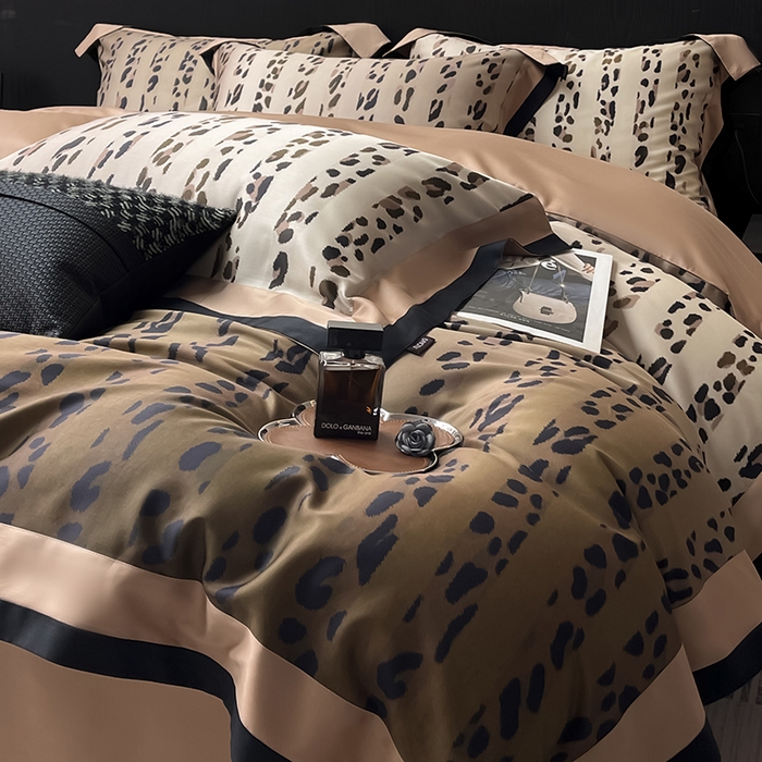 91家纺网 家纺一手货源 找家纺 （总）2025新款高端轻奢新品A类100支天丝棉夹棉床盖床笠四件套全棉纯棉床单加厚高端数码印花长绒棉床上用品