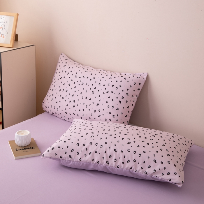 91家纺网 家纺一手货源 找家纺 南北家居 2025新款针织棉双层纱夏被四件套 紫纱绮梦