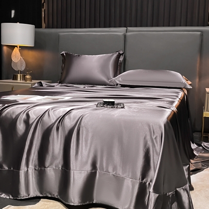 91家纺网 家纺一手货源 找家纺 【蒂梵熙家纺】床单 2025新款夏季高端轻奢丝滑裸睡丝绸被单 冰丝豹纹水洗真丝斑马印花天丝床单单件