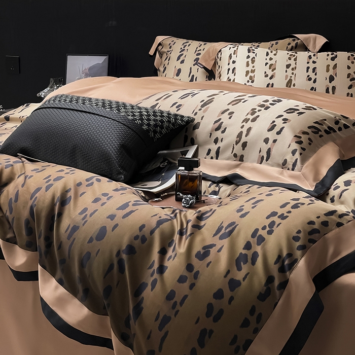 91家纺网 家纺一手货源 找家纺 （总）2025新款高端轻奢新品A类100支天丝棉夹棉床盖床笠四件套全棉纯棉床单加厚高端数码印花长绒棉床上用品