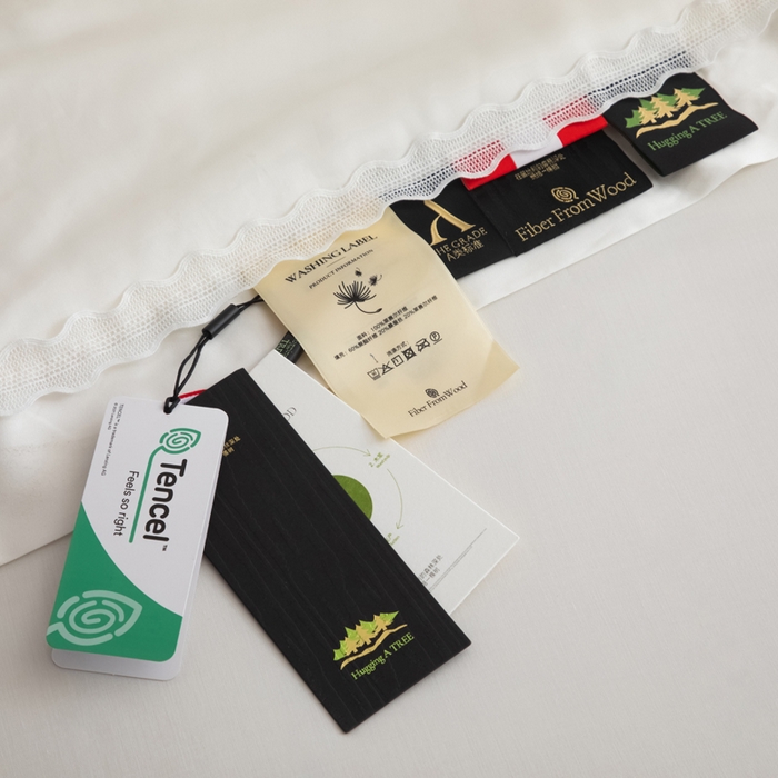 91家纺网 家纺一手货源 找家纺 桂雅居2025新款80支进口莱赛尔双丝夏被-达芙妮 象牙白