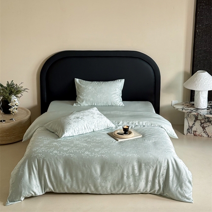 FORTWO2025新款60支兰精天丝浮雕提花四件套		 满庭芳