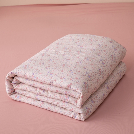 91家纺网 家纺一手货源 找家纺 （总）南北家居 2025新款针织棉双层纱夏被四件套