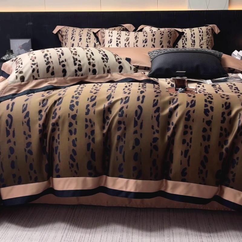 91家纺网 家纺一手货源 找家纺 （总）2025新款高端轻奢新品A类100支天丝棉夹棉床盖床笠四件套全棉纯棉床单加厚高端数码印花长绒棉床上用品