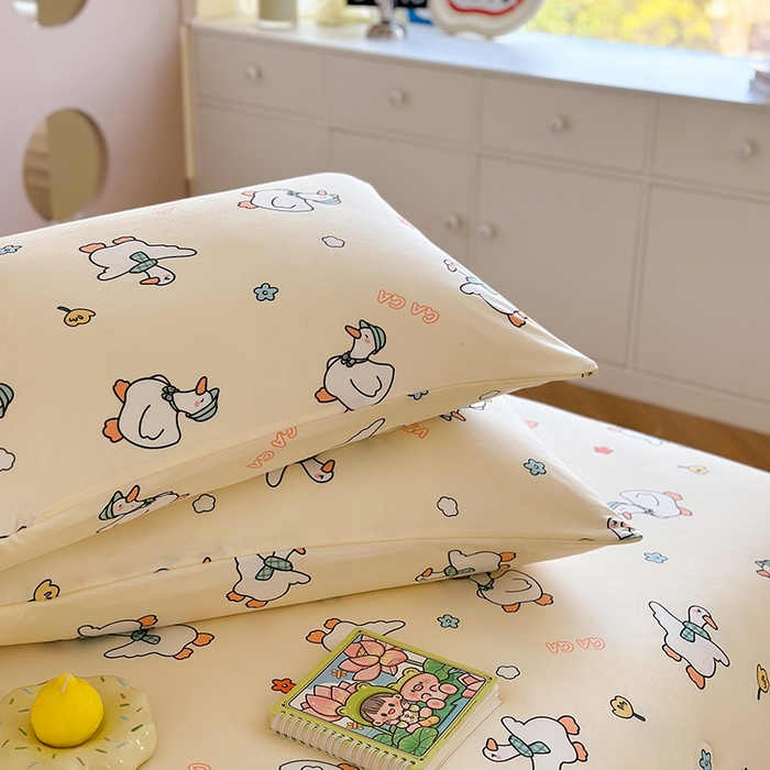 91家纺网 家纺一手货源 找家纺 麦伦家居 2025新款云柔针织棉大豆夏凉被 加油鸭