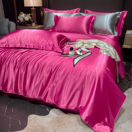 91家纺网 家纺一手货源 找家纺 【蒂梵熙家纺】被套 2025新款夏季高端轻奢丝滑裸睡丝绸被罩冰丝豹纹水洗真丝斑马印花天丝被套单品