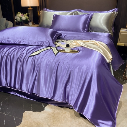 91家纺网 家纺一手货源 找家纺 【蒂梵熙家纺】被套 2025新款夏季高端轻奢丝滑裸睡丝绸被罩冰丝豹纹水洗真丝斑马印花天丝被套单品