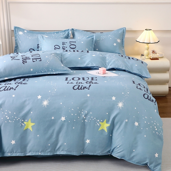 91家纺网 家纺一手货源 找家纺 北部居 2025新款加厚化纤四件套