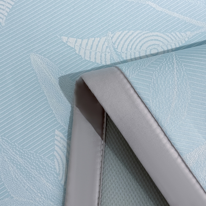 91家纺网 家纺一手货源 找家纺 小萌虎 2025新款PE高分子凉感大提花凉席席子 爱意