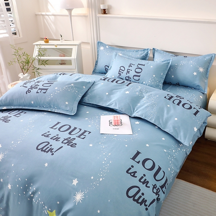 91家纺网 家纺一手货源 找家纺 北部居 2025新款加厚化纤四件套