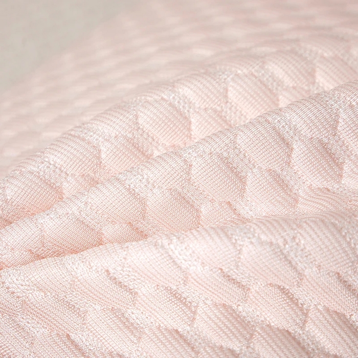 91家纺网 家纺一手货源 找家纺 亦帆枕芯  2025新款夏季凉感豆豆冰丝枕透气网边立体枕头枕芯 粉色高枕一对