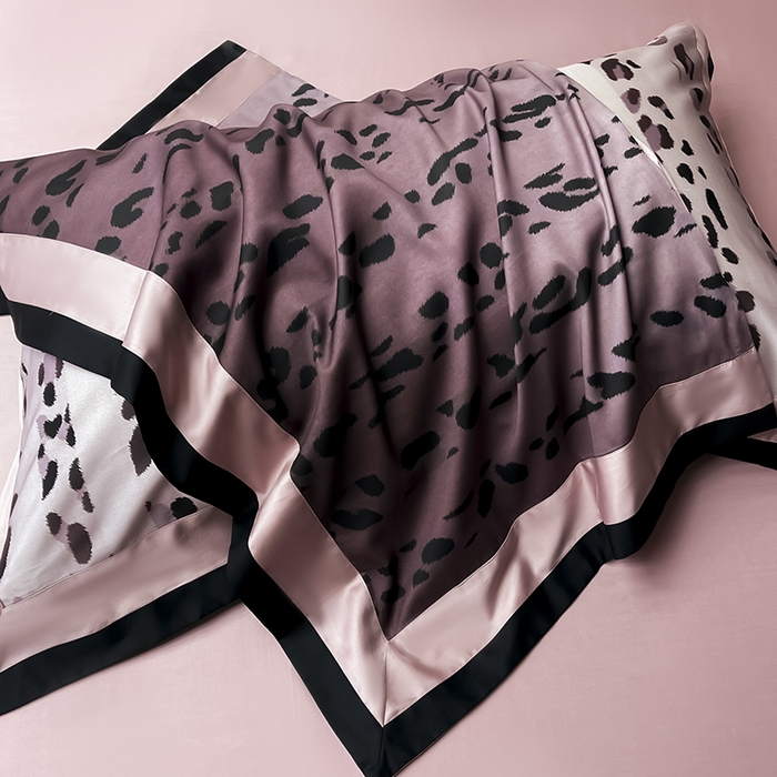 91家纺网 家纺一手货源 找家纺 爱妮菲2025新款高端轻奢A类母婴级天丝棉印花四件套纯棉全棉高端夏季丝滑裸睡长绒棉被套真丝床上用品   雨棠