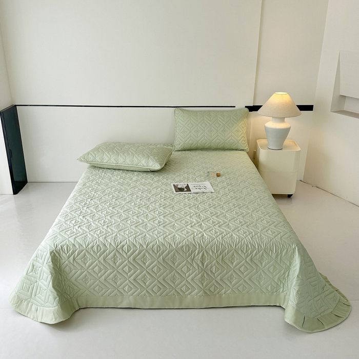 91家纺网 家纺一手货源 找家纺 （总）云雀  2025新款舒适莱赛尔天丝夹棉床盖