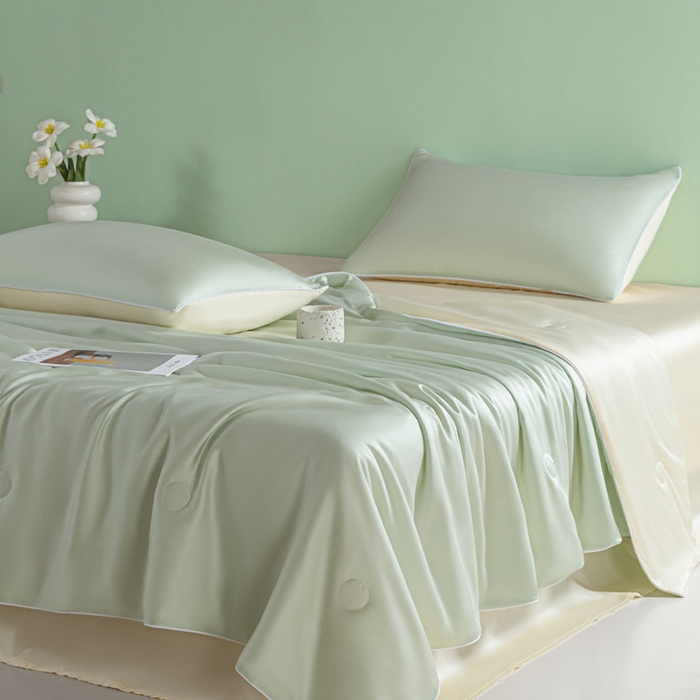 91家纺网 家纺一手货源 找家纺 （总）爱彼家纺 2025夏季新款麻绳款冰丝夏被夏凉被空调被四件套-风格二