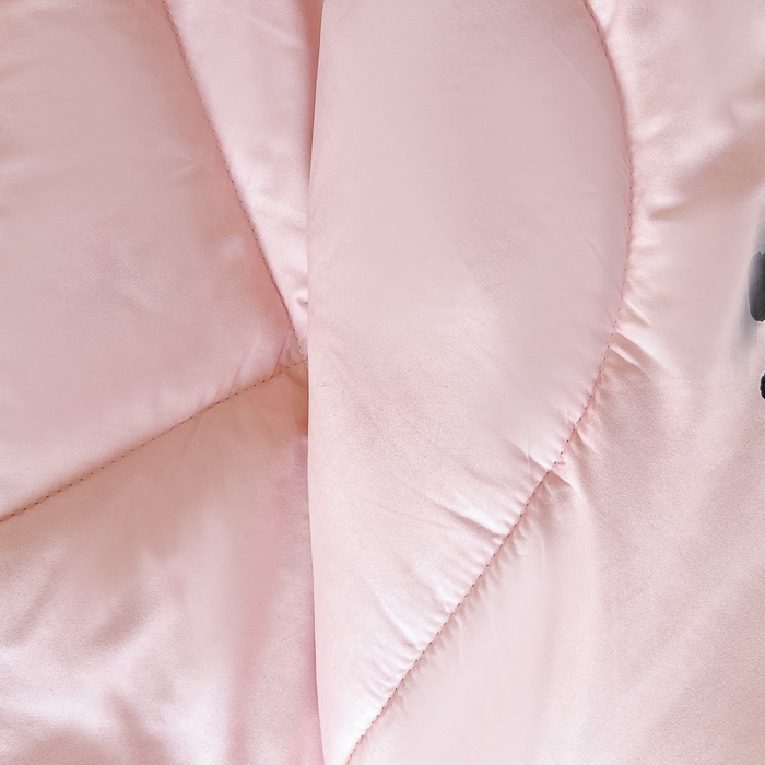 91家纺网 家纺一手货源 找家纺 百花王2025新款原棉大豆被被子被芯 蝴蝶结粉色