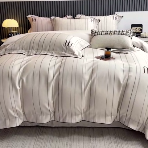 91家纺网 家纺一手货源 找家纺 （总） 2025新品A类100支天丝棉夹棉床盖床笠四件套全棉纯棉床单加厚高端数码印花长绒棉床上用品