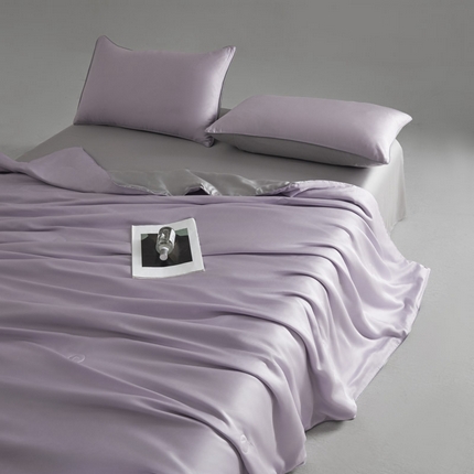 91家纺网 家纺一手货源 找家纺 （总）AB家纺2025新品A类莱赛尔双拼50天丝空调夏被四件套