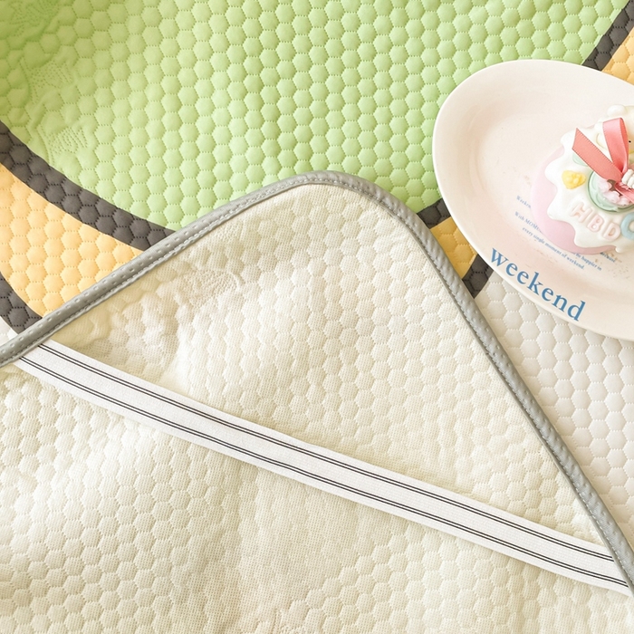 91家纺网 家纺一手货源 找家纺 川悦生活 2025新款大版冰豆豆凉豆豆凉席 啵啵星