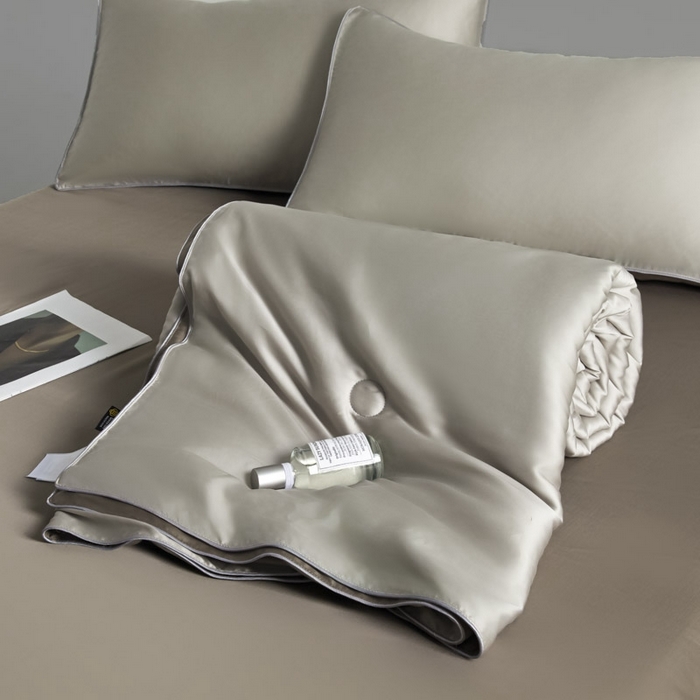 91家纺网 家纺一手货源 找家纺 （总）AB家纺2025新品A类莱赛尔双拼50天丝空调夏被四件套