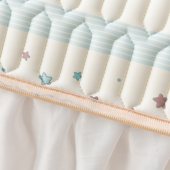 91家纺网 家纺一手货源 找家纺 畅畅家纺 2025新款夏季凉感丝印花足球花凉席夏被夏凉被空调被四件套 足球花-星光灿烂