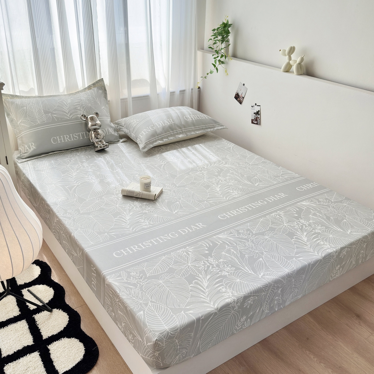 91家纺网 家纺一手货源 找家纺 （总）乐居家纺 2025新款亲肤舒适活性印染水洗冰丝床笠