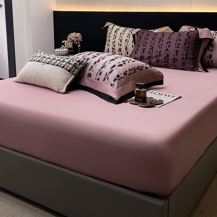 91家纺网 家纺一手货源 找家纺 爱妮菲2025新款高端轻奢A类母婴级天丝棉印花四件套纯棉全棉高端夏季丝滑裸睡长绒棉被套真丝床上用品   雨棠