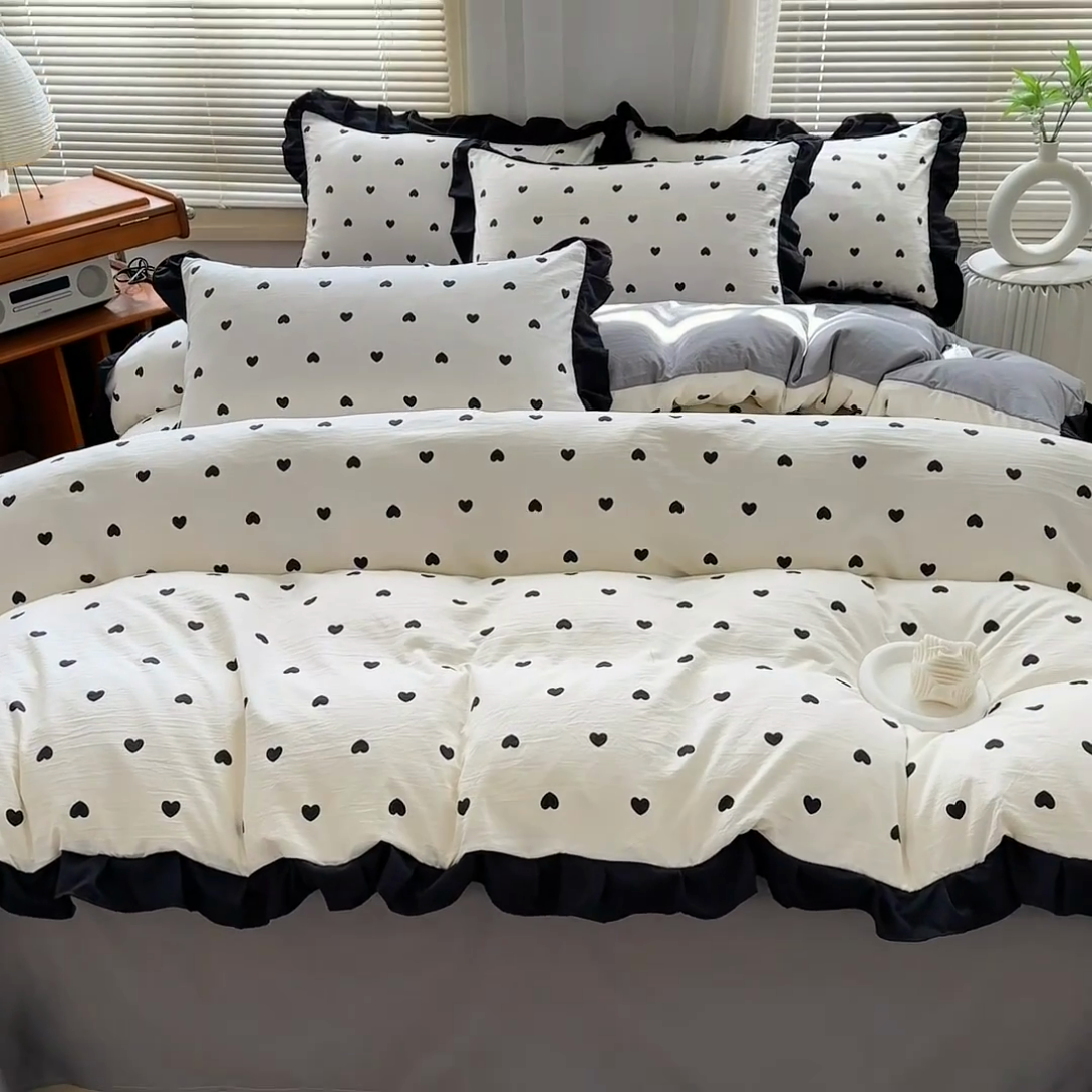 91家纺网 家纺一手货源 找家纺 （总）佳一家纺 2025新款亲肤水洗棉四件套系列