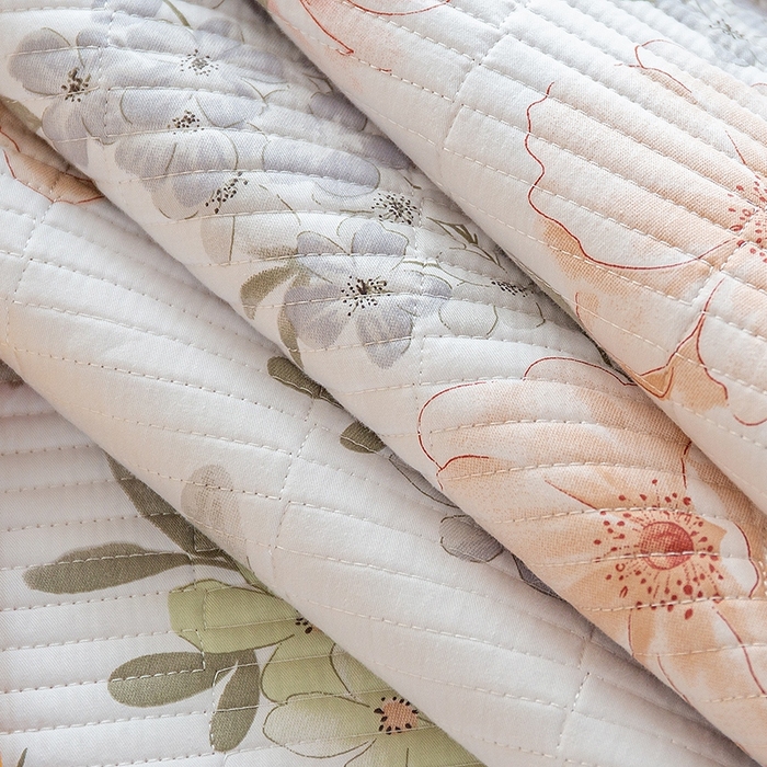 91家纺网 家纺一手货源 找家纺 晨晨家纺2025新款双面全棉夏被四件套 绚纱