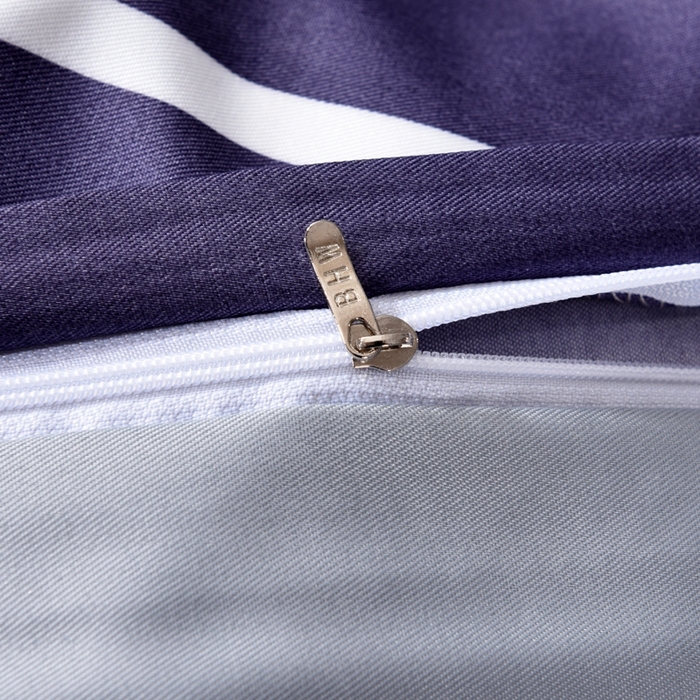 91家纺网 家纺一手货源 找家纺 百花王2025新款斜纹天丝莫代尔四件套 兰条纹