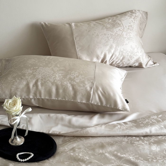 91家纺网 家纺一手货源 找家纺 鹿班家居 2025年夏季60S莱赛尔提花夏被系列-原野【标准会员-20元】 原野-香槟