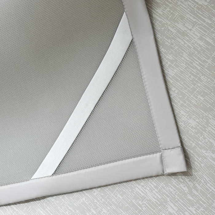 91家纺网 家纺一手货源 找家纺 小萌虎 2025新款PE高分子凉感大提花凉席席子 梦境-灰