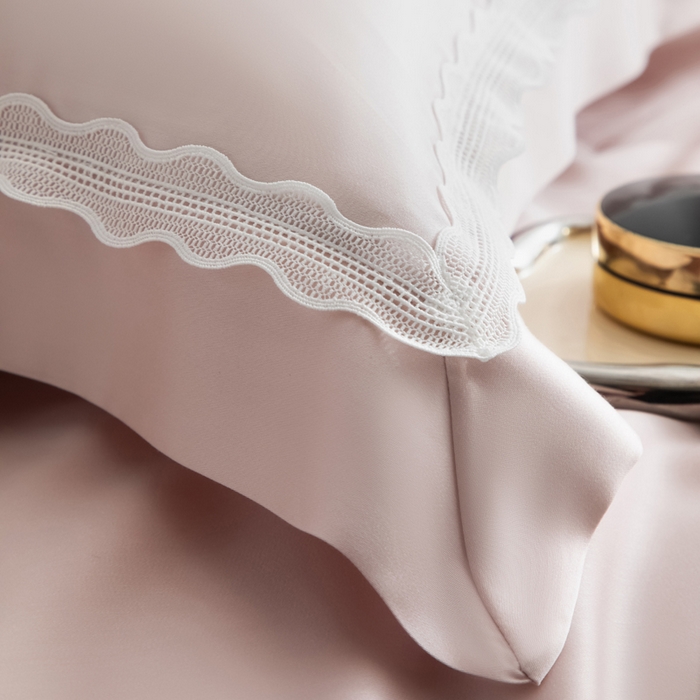 91家纺网 家纺一手货源 找家纺 桂雅居2025新款80支进口莱赛尔双丝夏被-达芙妮 梅子粉