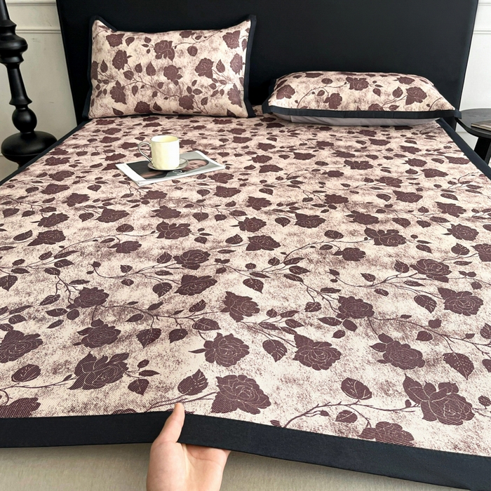 91家纺网 家纺一手货源 找家纺 （总）久云居 2025新款凉感冰藤凉席三件套凉席席子