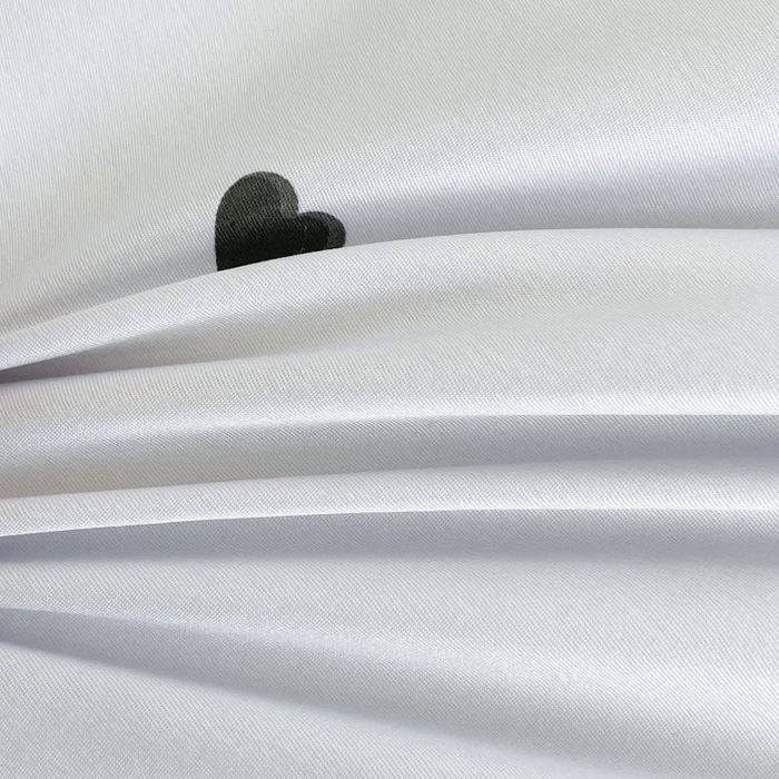 91家纺网 家纺一手货源 找家纺 绣女坊  2025新款水洗天丝夏被四件套 银色爱心