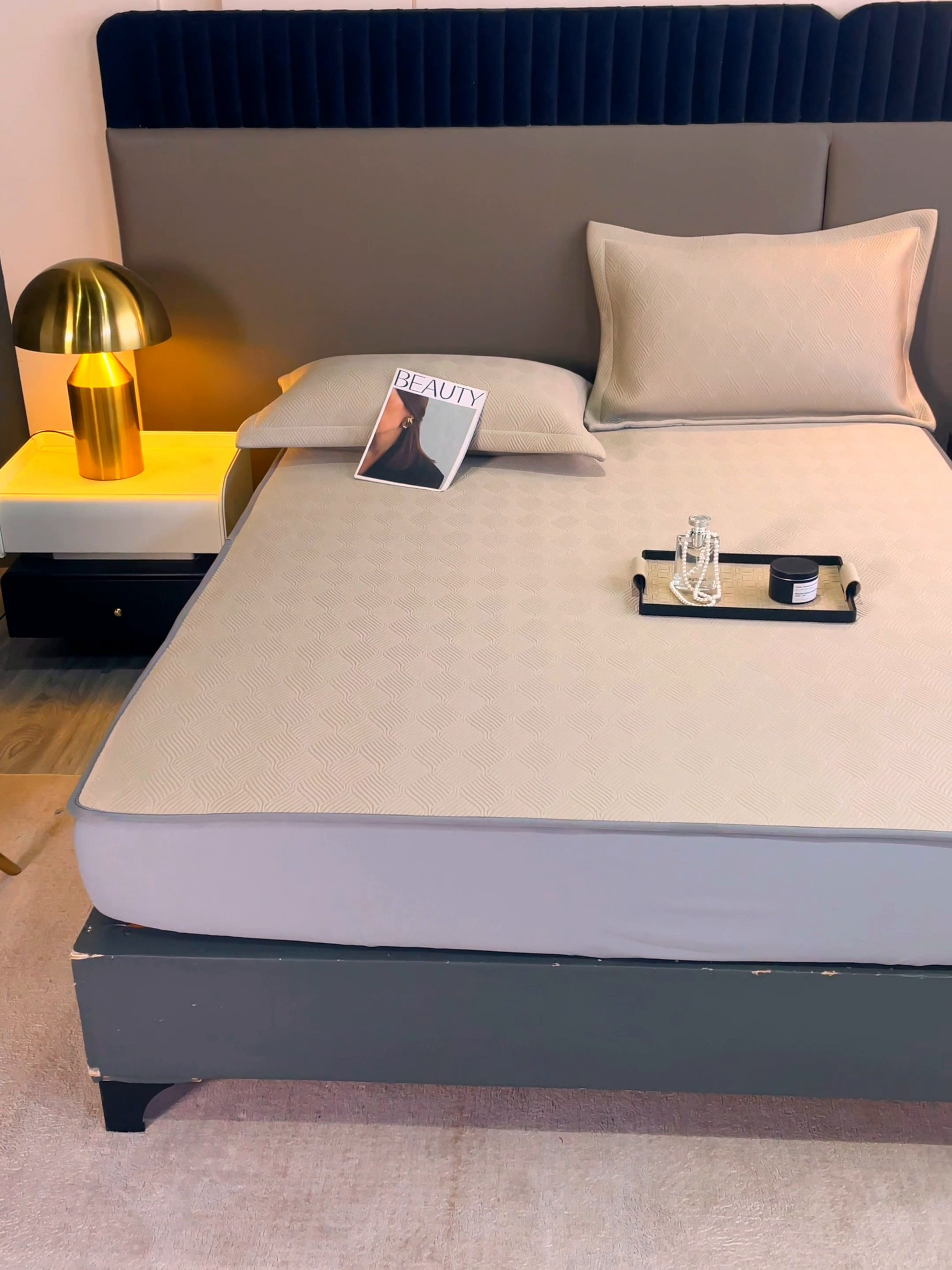 91家纺网 家纺一手货源 找家纺 （总）桂雅居 2025新款高科技冷凝高分子超速凉感软席三件套